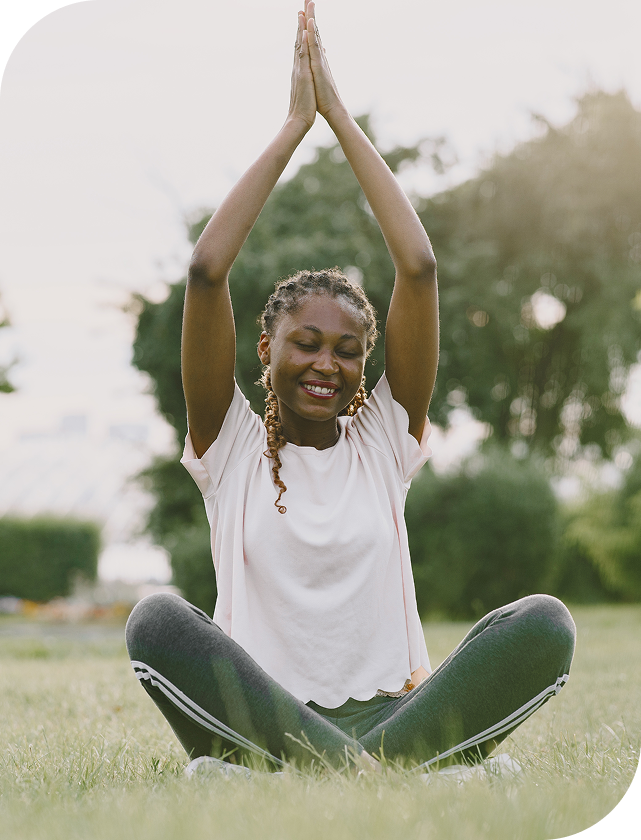african american woman doing yoga in park in sport 2024 12 06 06 35 46 utc 1 - Mental Health Treatment at Sierra Meadows Behavioral Health