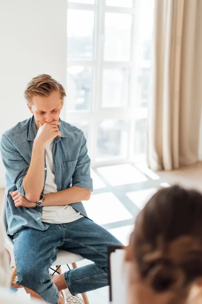 worried man in therapy session indoors 2026 03 17 00 31 14 utc Large - Mental Health Treatment at Sierra Meadows Behavioral Health